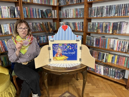 Pierwsza wizyta klasy 1a w PiMBP w Pruszczu Gdańskim 