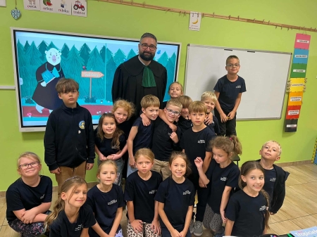 Adwokat odwiedził klasy 1a i 2b