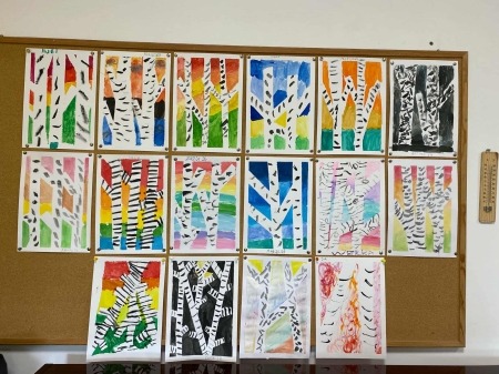 Jesienne Brzozy Uczniów Klasy 2b