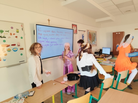 Zdrowie, odżywianie i Zosia w akcji na edukacji zdrowotnej w klasie 6