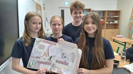 ''Uczę się uczyć'' z ''Hobbitem'': Klasa 6 tworzy lapbooki!