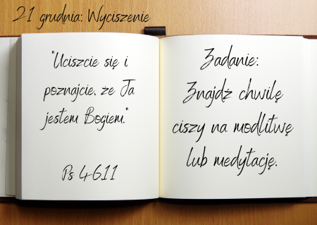 Kalendarz Adwentowy - Dzień 21