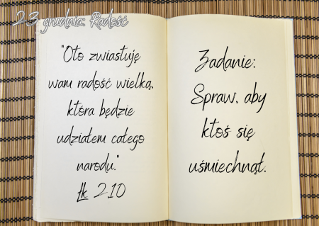 Kalendarz Adwentowy - Dzień 23