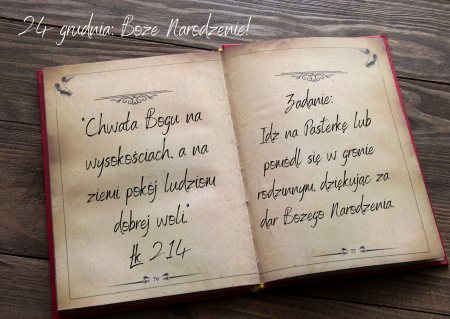 Kalendarz Adwentowy - Dzień 24