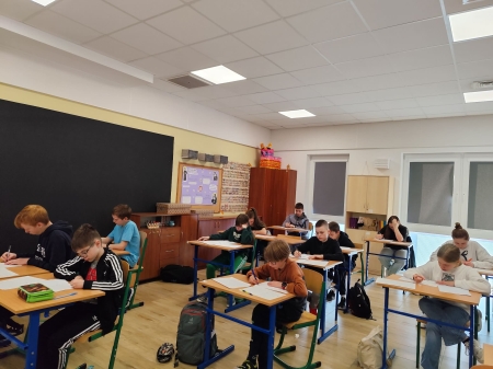 Uczniowie naszej szkoły wzięli udział w Ogólnopolskim Konkursie Kangur