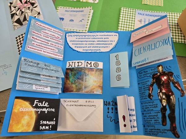 Kreatywna powtórka z fizyki – lapbooki o drganiach i falach