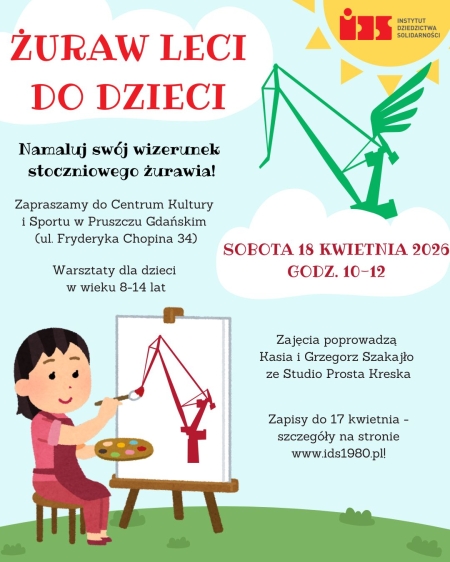 „Żuraw leci do dzieci” po raz drugi - ruszają zapisy!