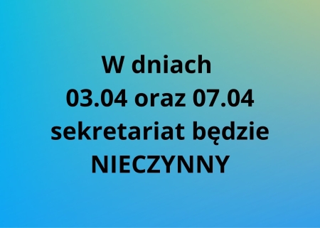 Sekretariat nieczynny