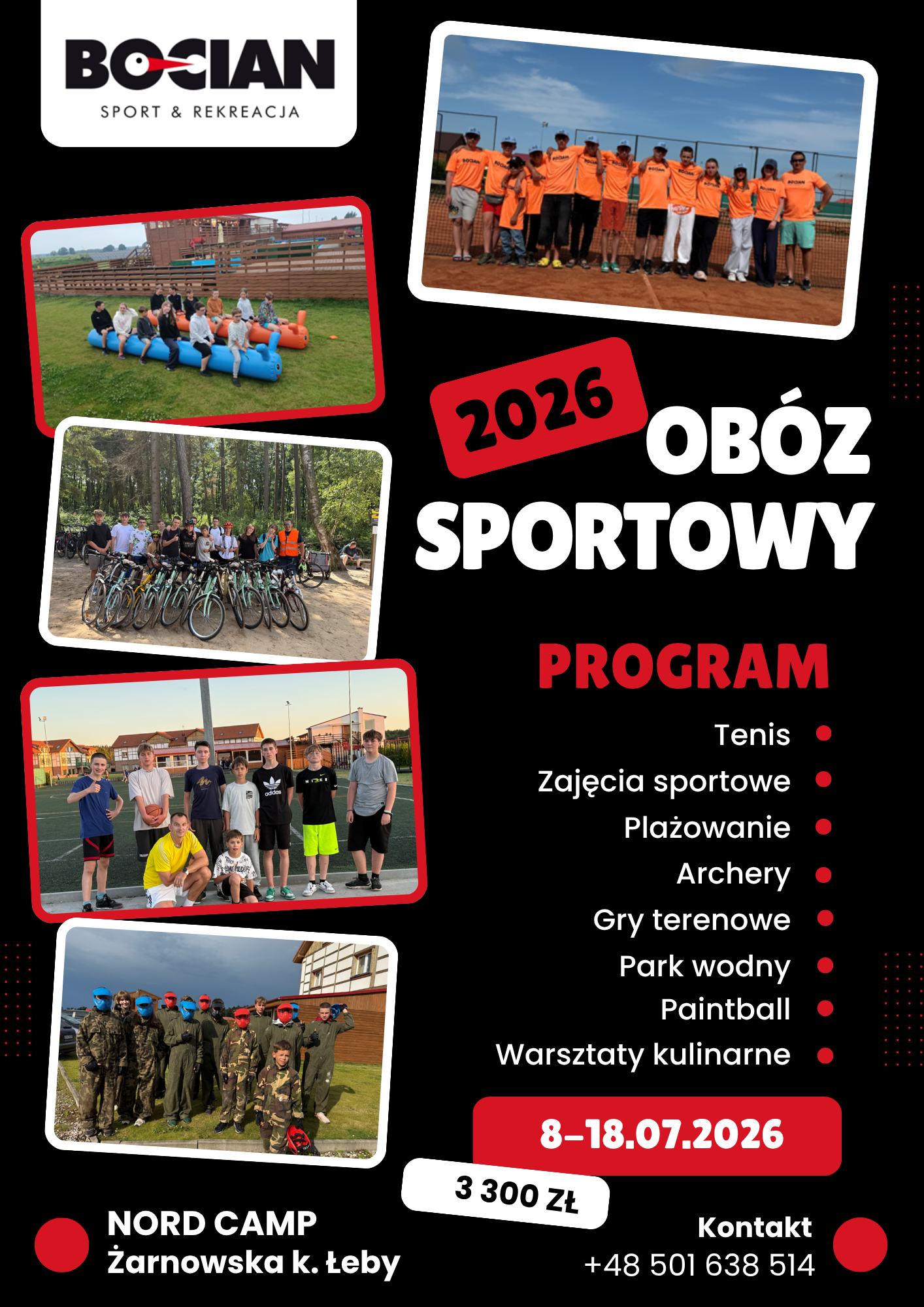Obóz Sportowy 2026 – wakacje, które Twoje dziecko zapamięta na długo