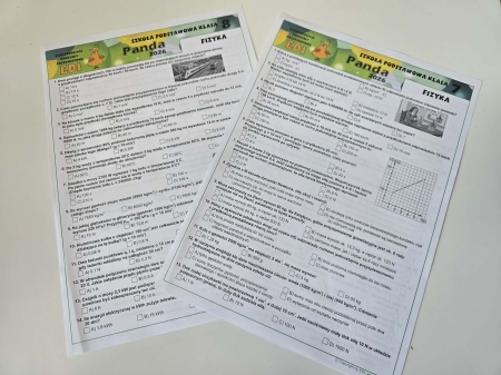 Uczniowie klas 7 i 8 wzięli udział w Ogólnopolskim Konkursie Fizycznym Panda