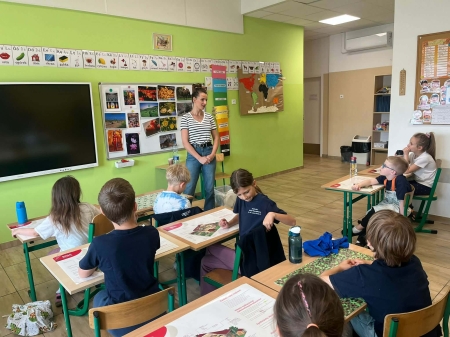 Warsztaty ceramiczne w klasie 1A 