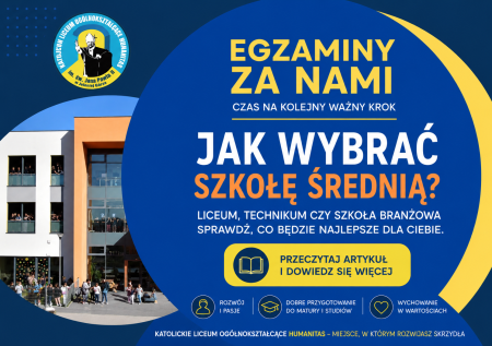 Egzaminy ósmoklasisty już za nami- Jak wybrać szkołę średnią?