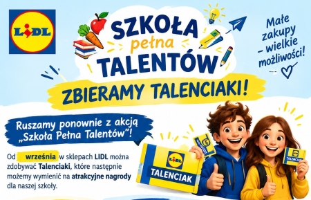 SZKOŁA PEŁNA TALENTÓW – ZBIERAMY TALENCIAKI!