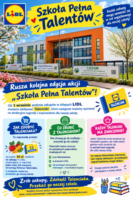 Każde zakupy mogą zamienić się w coś wyjątkowego dla naszej szkoły!