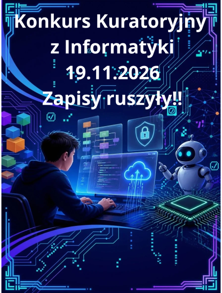 Konkurs kuratoryjny z informatyki