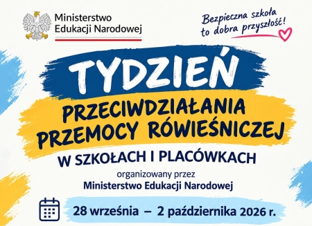 Tydzień Dobrych Relacji – razem przeciwko przemocy rówieśniczej!