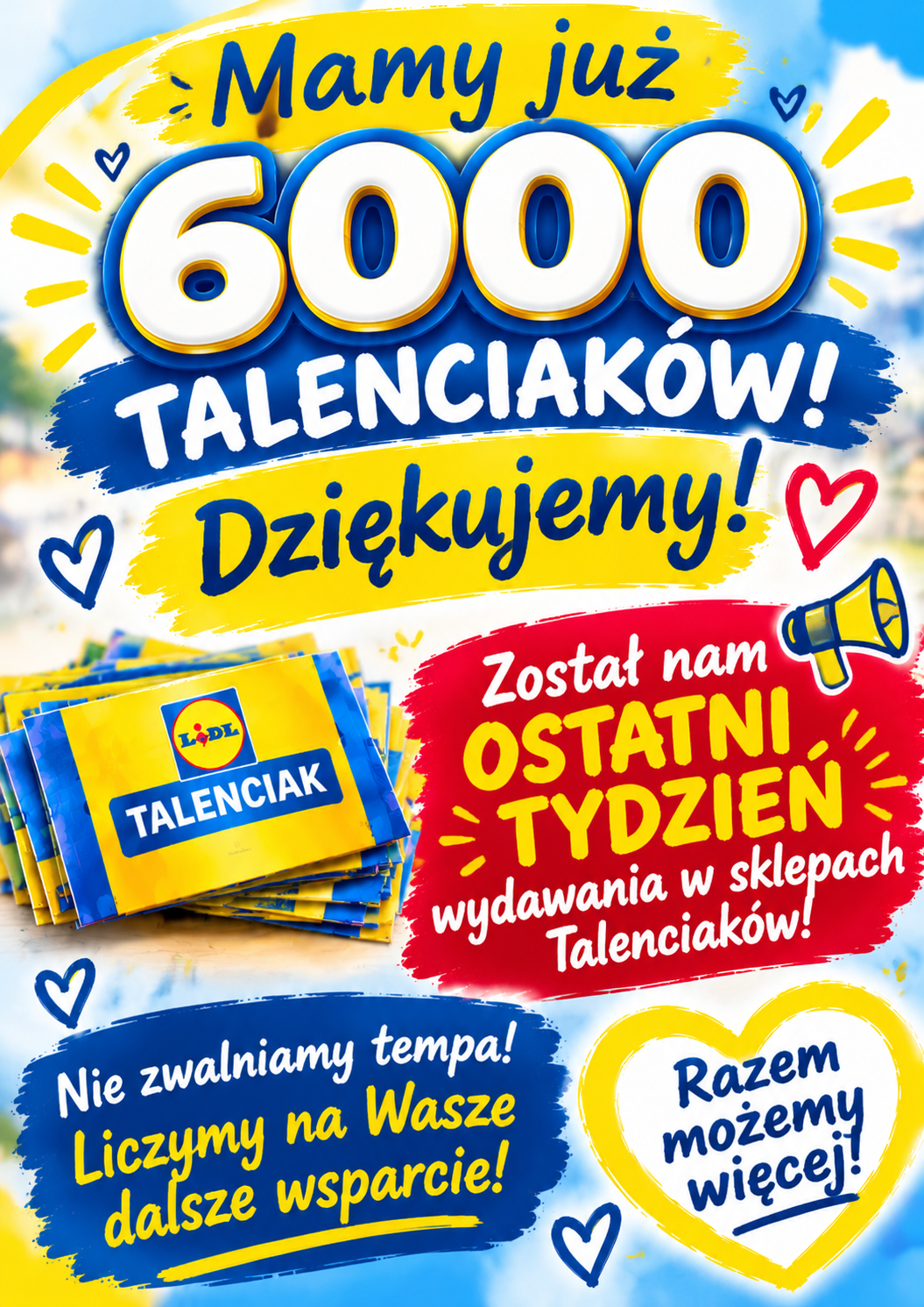 MAMY JUŻ 6000 TALENCIAKÓW!