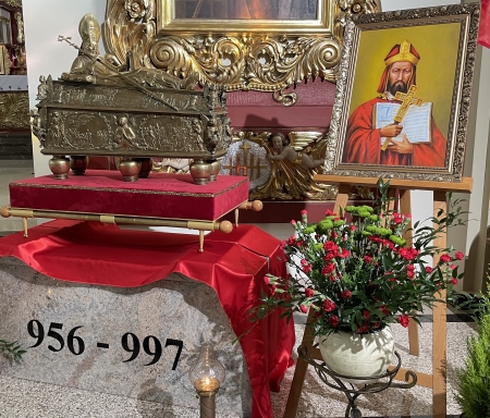 Msza przy relikwiach św. Wojciecha