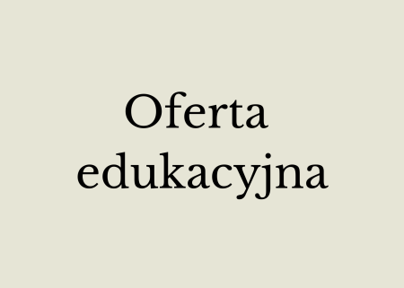Oferta edukacyjna
