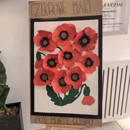 Uczniowie klasy 1 Lo stworzyli przepiękny plakat patriotyczny!